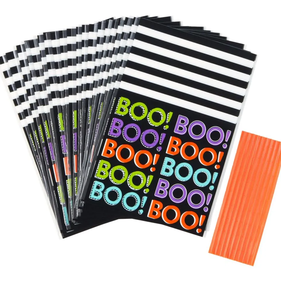 Juego de 20 Bolsas para Dulces Boo Halloween