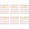 Juego de 6 bolsas para Fiestas Rosas y Blancas - Partydeco
