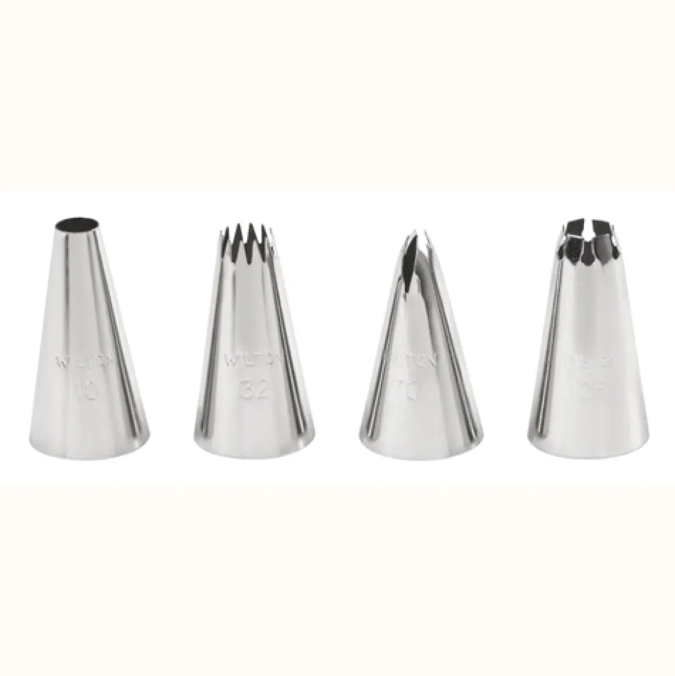 Juego de 4 Boquillas para Bordes Wilton