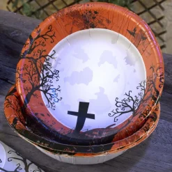 Juego de 8 bowls cementerio Halloween