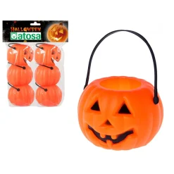 Juego de 6 Calabazas Decorativas