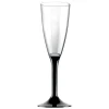 Juego de 6 Copas de Cava Negras 120 ml