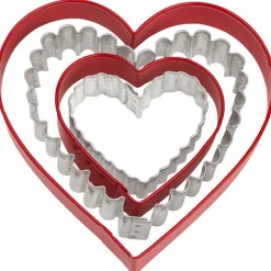 Juego de 4 cortadores Corazones