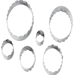 Juego de 6 Cortadores dobles Ovalados Wilton
