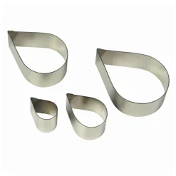 Juego de 4 Cortadores Pétalos de Rosa