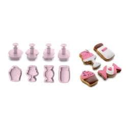 Juego de 4 Cortapastas Sweets Ibili