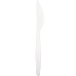 Juego de 20 Cuchillos de Plástico Blanco