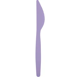 Juego de 20 Cuchillos de Plástico Lila