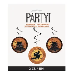 Juego de 3 Decoraciones Colgantes Luna Llena