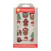Juego de 12 decoraciones Navideñas para Cupcakes y Galletas