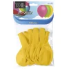 Juego de 10 Globos Amarillo Mate 30 cm