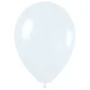 Juego de 12 Globos Blanco Mate 30 cm