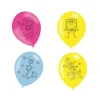 Juego de 6 Globos Bob Esponja 27 cm