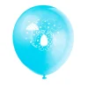 Juego de 8 Globos Elefante Azul