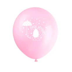 Juego de 8 Globos Elefante Rosa
