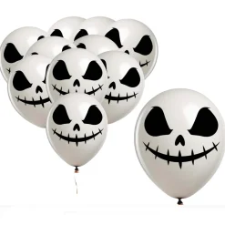 Juego de 10 globos Fantasmas 30 cm