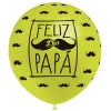 Juego de 8 Globos Feliz Día Papá Colores Surtidos