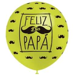 Juego de 8 Globos Feliz Día Papá Colores Surtidos