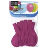 Juego de 10 Globos Fucsia Mate 30 cm