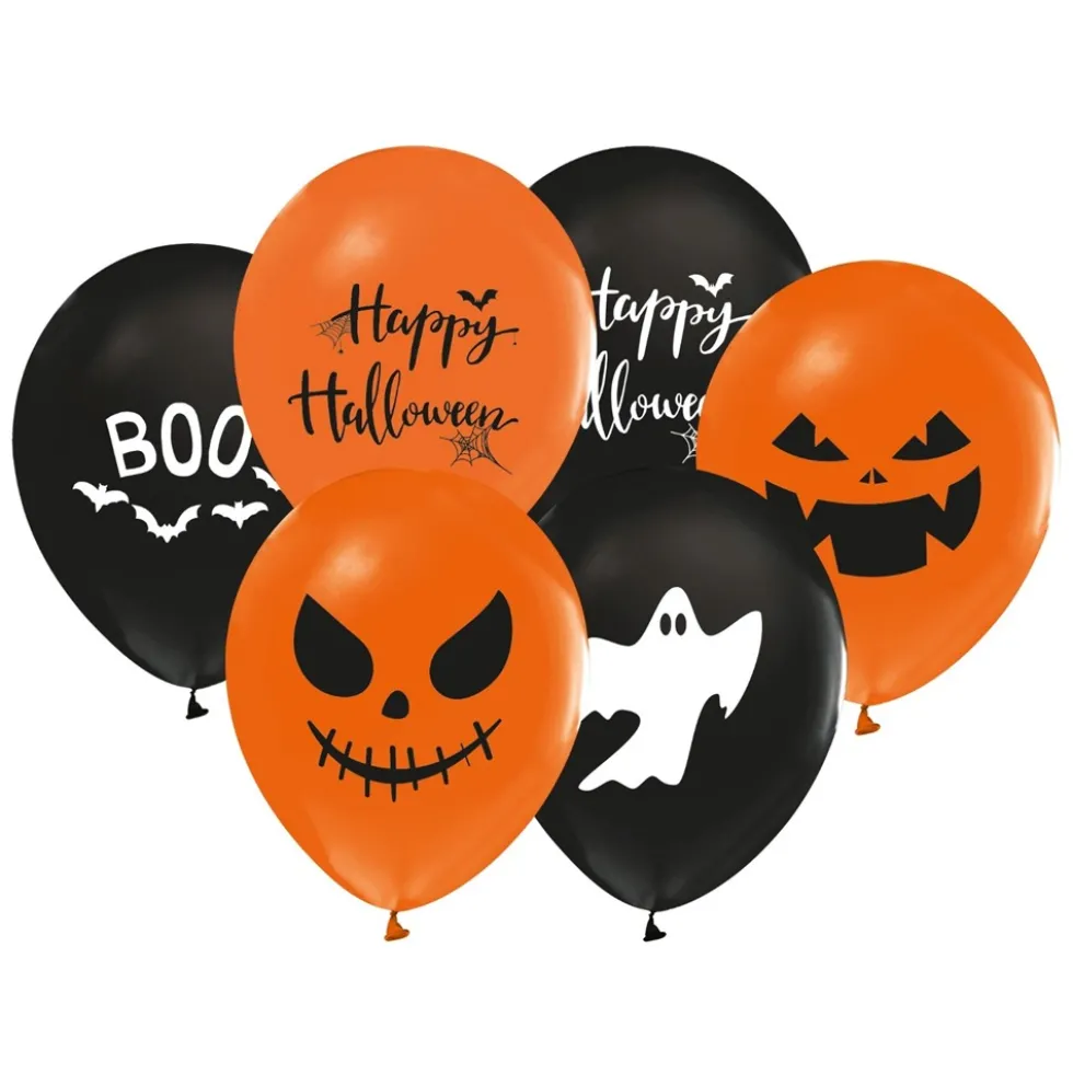 Juego de 8 Globos Halloween