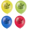 Juego de 8 Globos La Liga de la Justicia 30 cm