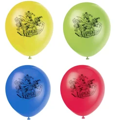 Juego de 8 Globos La Liga de la Justicia 30 cm
