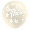 Juego de 8 Globos Marfil Vivan los Novios