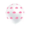 Juego de 8 Globos Nubes Rosas