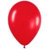 Juego de 10 Globos Rojo Mate 30 cm