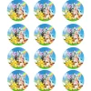 Juego de 12 Impresiones de 6 cm en Papel Comestible Pokémon Mod A