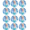 Juego de 12 impresiones Elsa en papel de azúcar