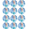 Juego de 12 impresiones en oblea Elsa