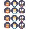 Juego de 12 Impresiones en Papel de Azúcar Reyes Magos