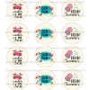 Juego de 12 Impresiones en Papel de Azúcar Verano Modelo C 6 cm