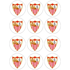 Juego de 12 Impresiones en Papel de Azúcar Sevilla