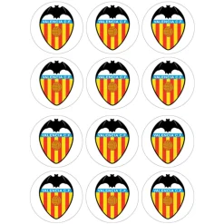Juego de 12 Impresiones en Papel de Azúcar Valencia