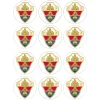 Juego de 12 Impresiones en Papel de Azúcar Elche