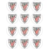 Juego de 12 Impresiones en Papel de Azúcar Athletic de Bilbao​