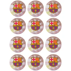 Juego de 12 Impresiones en Papel de Azúcar Barcelona Modelo B