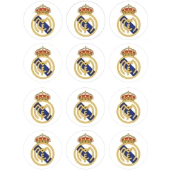 Juego de 12 Impresiones en Papel de Azúcar Madrid Modelo A
