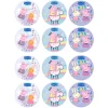 Juego de 12 Impresiones en Papel de Azúcar Peppa Pig