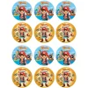 Juego de 12 Impresiones en Papel de Azúcar Piratas