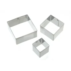Juego de 3 Mini Cortadores Cuadrados Kitchen Craft