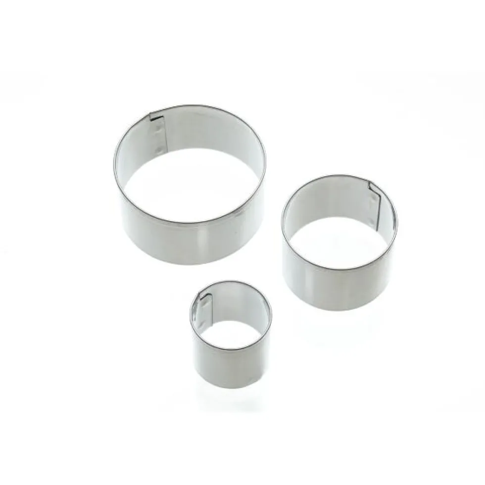 Juego de 3 mini Cortadores Redondos Kitchen Craft