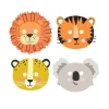 Juego de 8 Máscaras Animales de la Selva