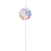 Juego de 10 Pajitas de Plástico Unicornio Arcoíris