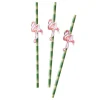 Juego de 20 Pajitas Flamingo Fun