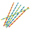 Juego de 30 pajitas multicolores
