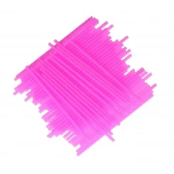 Juego de 25 palitos rosas para piruletas 15cm