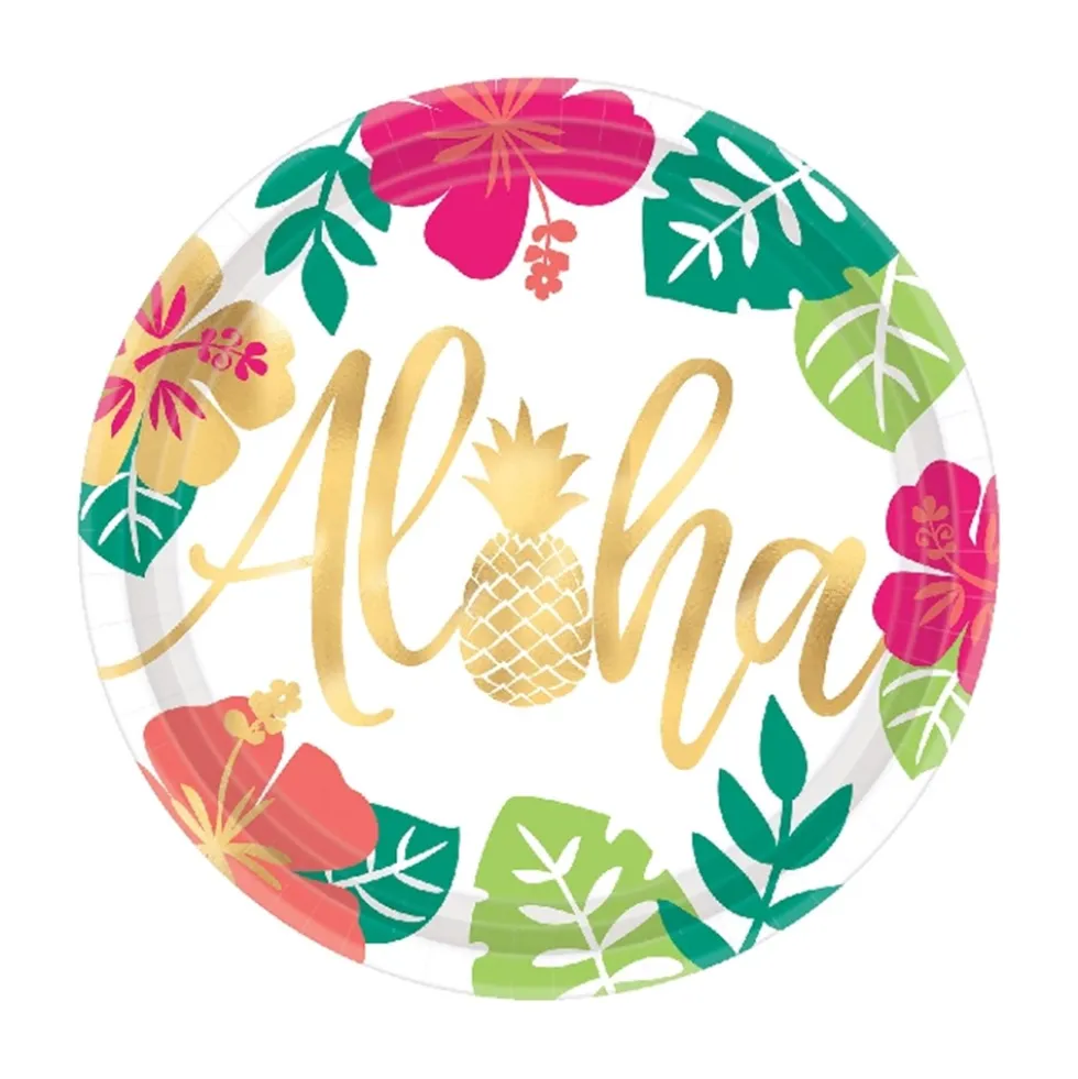 Juego de 8 Platos Aloha 26 cm